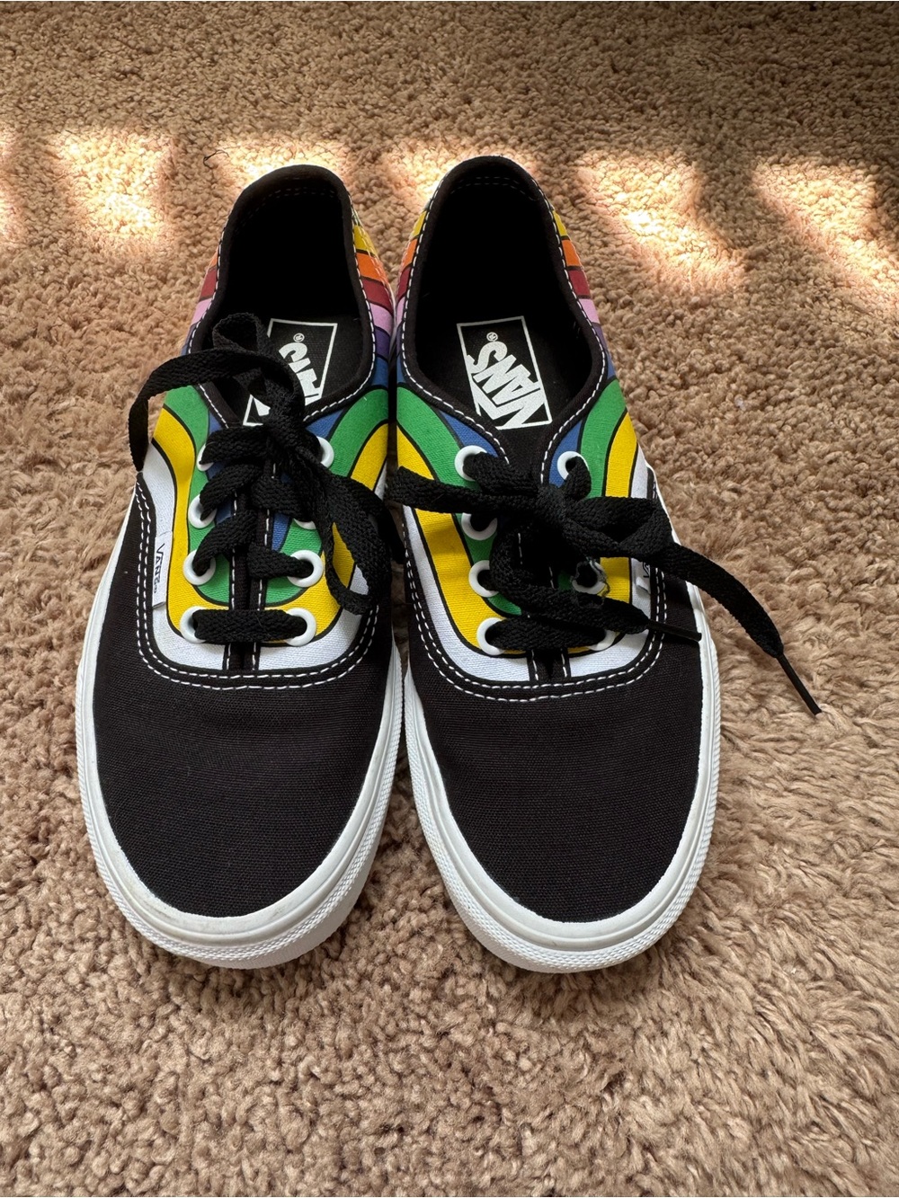 Vans old skool Authentic Rainbow Lace-Up Shoes - 6.5